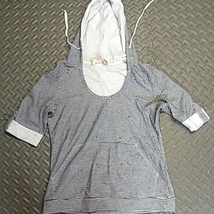 Striped hoodie